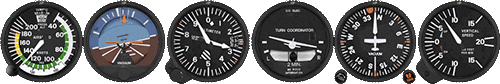 Flightline T Cessna gauges example